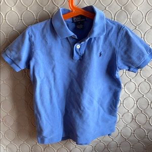 Ralph Lauren blue polo shirt kids size 6